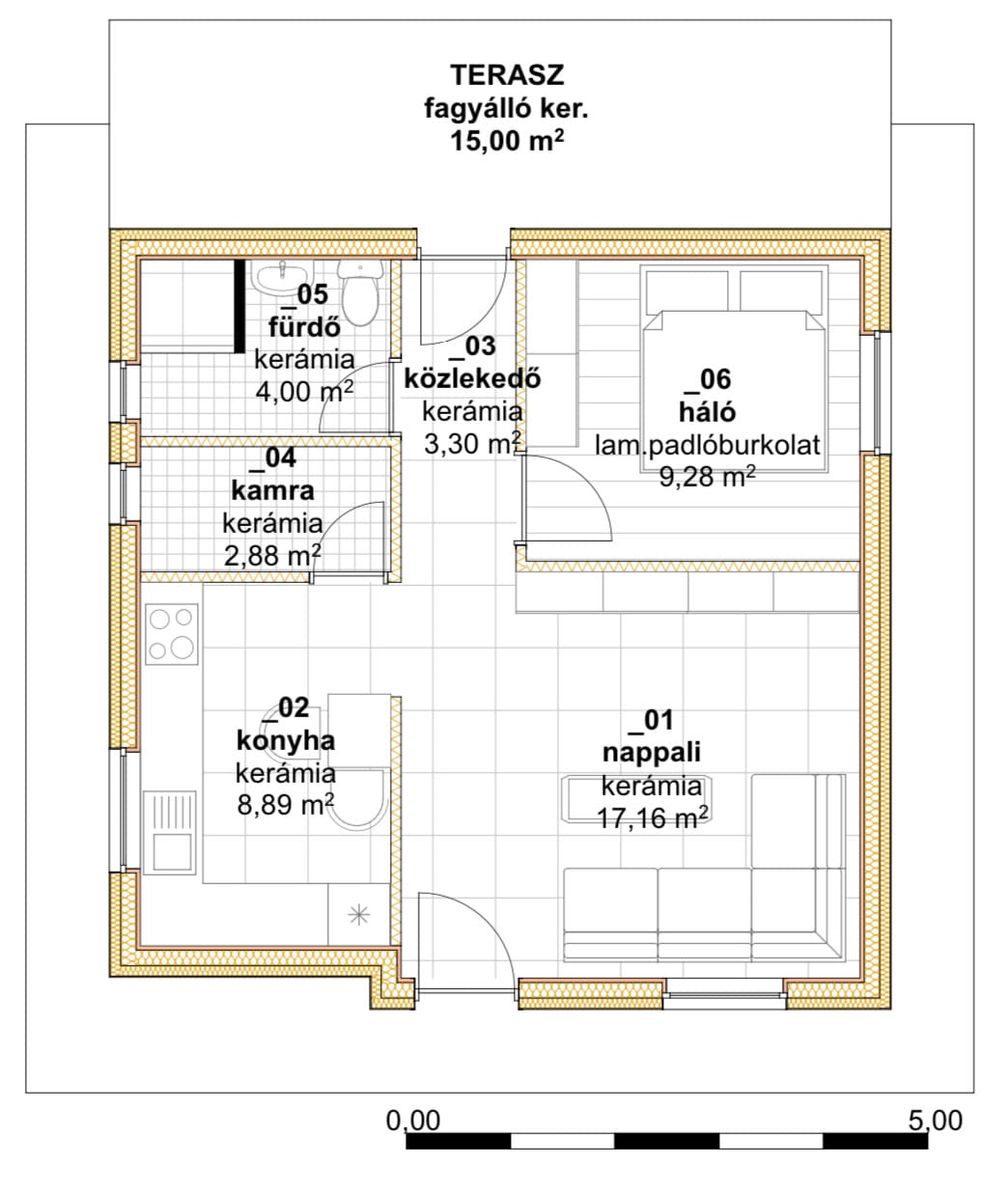 Szonett 2 (55,5 m² + 15 m²) - Image 2